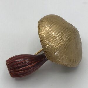 Les Bernard Inc One of a kind Mushroom Brooch Art